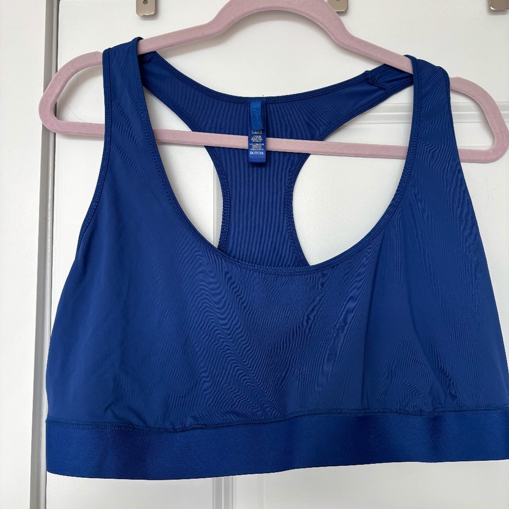 SKIMS TRACK RACERBACK BRALETTE | COBALT -- Size 3x